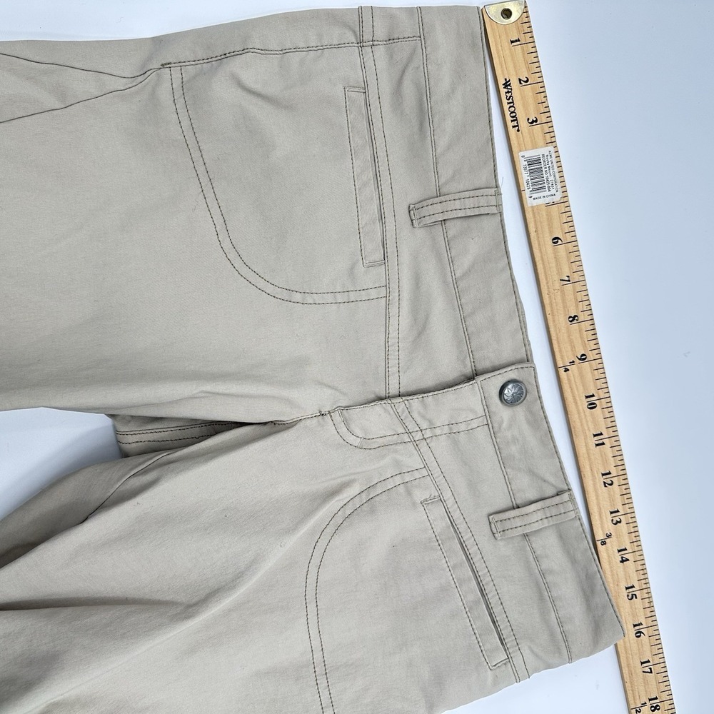 Athleta Dipper‎ Cargo Pants Women's 6 Beige Stretch Pull On Work Travel Pockets - Picture 6 of 14
